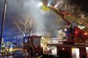 Around 50 firefighters and 10 fire engines tackled the fire at a home in Dollis Hill