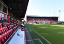 General view of the Chigwell Construction Stadium home of Dagenham and Redbridge FC during Dagenham & Redbridge vs Ebbsfleet United, Buildbase FA Trophy Football at the Chigwell Construction Stadium on 19th December 2020