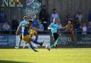 Wealdstone in action against King's Lynn Town