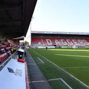 General view of the Chigwell Construction Stadium home of Dagenham and Redbridge FC during Dagenham & Redbridge vs Ebbsfleet United, Buildbase FA Trophy Football at the Chigwell Construction Stadium on 19th December 2020