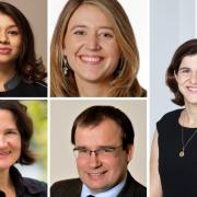 Clockwise: Tulip Siddiq, Georgia Gould, Sarah Sackman, Gareth Thomas and Catherine West