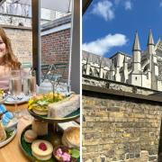 Did you know you can have afternoon tea in the cloisters of Westminster Abbey and at the moment it's themed after its 900-year-old garden.