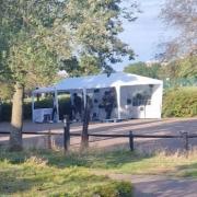 An unauthorised party in King Edward VII Park, Brent. Residents have complained of 'illegal parties' taking place in the park. Photo: Manish Trivedy