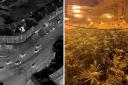 Thermal imaging drone located a huge cannabis farm in Parade Street, Hendon