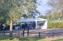 An unauthorised party in King Edward VII Park, Brent. Residents have complained of 'illegal parties' taking place in the park. Photo: Manish Trivedy