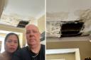 Neil Reed and his wife Rosario say their Barnet Homes house suffers from leaks and mould