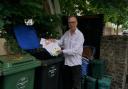 Paul Scott found 35 letters bound and dumped in his dustbin