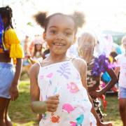 A young attendee at Just INCarnival's 'Carnival in the Park'