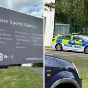 Emergency services were called to a chemical leak at Vale Farm Sports Centre earlier today