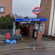 The incident took place at Dollis Gill station yesterday (September 8)