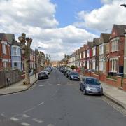 The attack took place in Cedar Road, Cricklewood