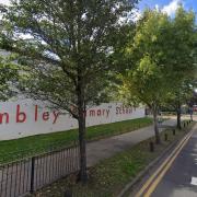 A car crashed in East Lane, Wembley