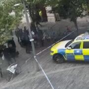 Emergency services were called to Sloane Square at 3.27pm