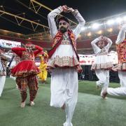 Diwali on pitch at Wembley