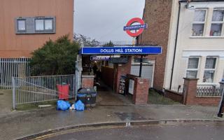 The incident took place at Dollis Gill station yesterday (September 8)